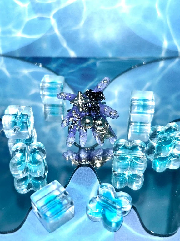 Zoaleo Shop Purple Coral Reef Ring