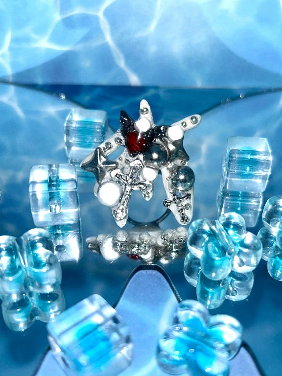 Zoaleo Shop Silver Coral Reef Ring (Style B)