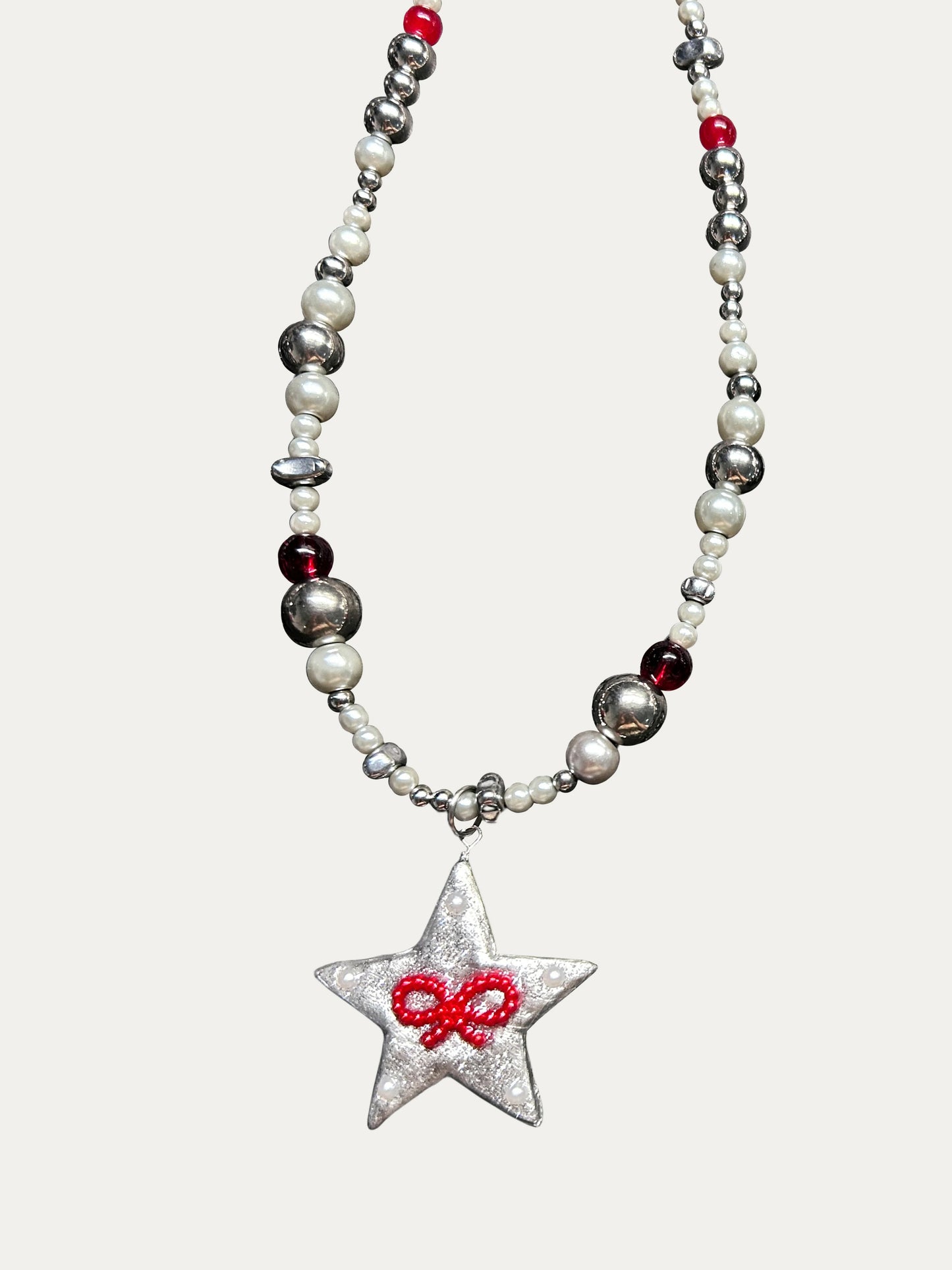 Zoaleo Shop Gothic Clay Charms Necklace Heart & Star Series