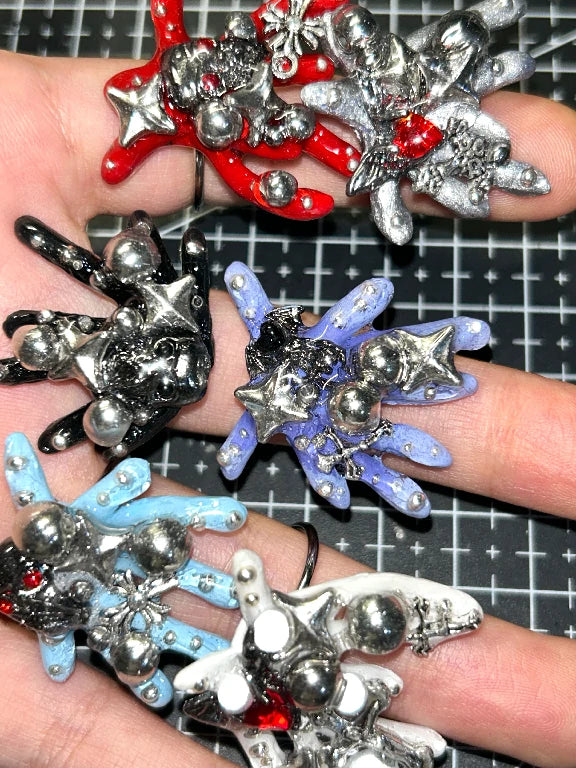 Zoaleo Shop Purple Coral Reef Ring
